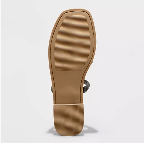 Wren Triple Strap Square Toe Slip On Sandals - Picture 4 of 4